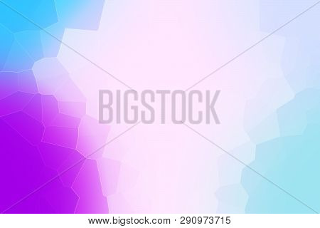 Bright Vibrant Multicolor Low Polygonal Crystal Background. Polygon Pattern. Poly Illustration. Low