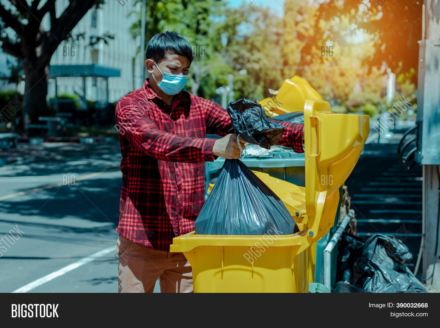 Man Took Black Bag Image & Photo (Free Trial) Bigstock