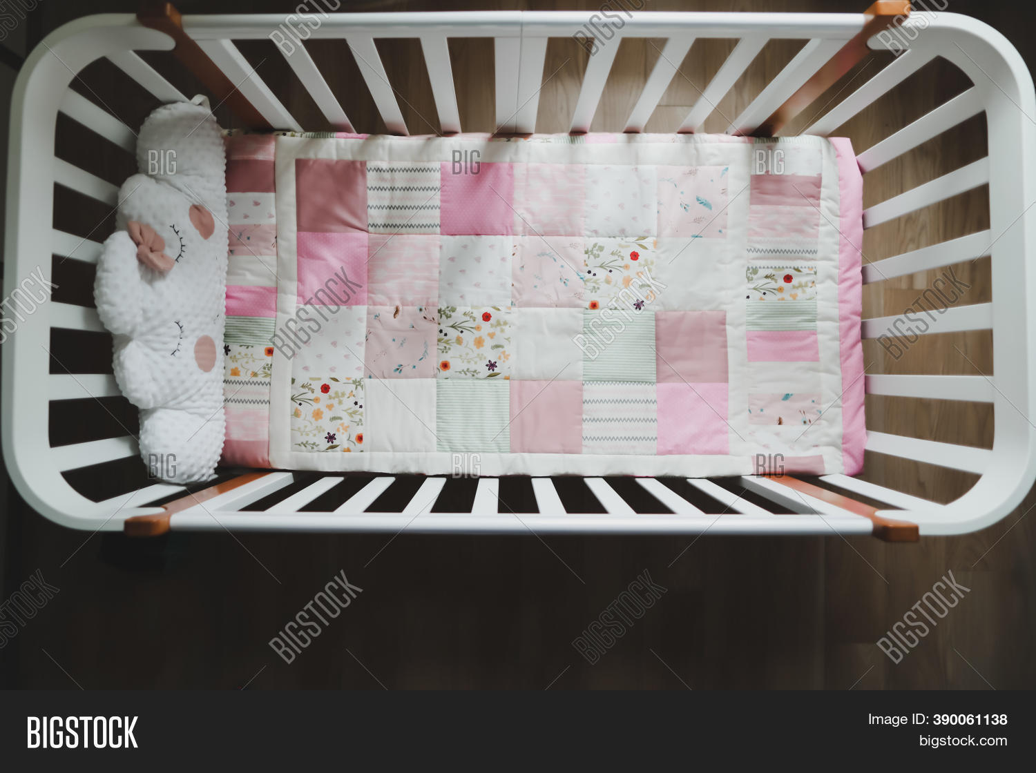 Cozy Baby Cot Pink Image & Photo (Free Trial) | Bigstock
