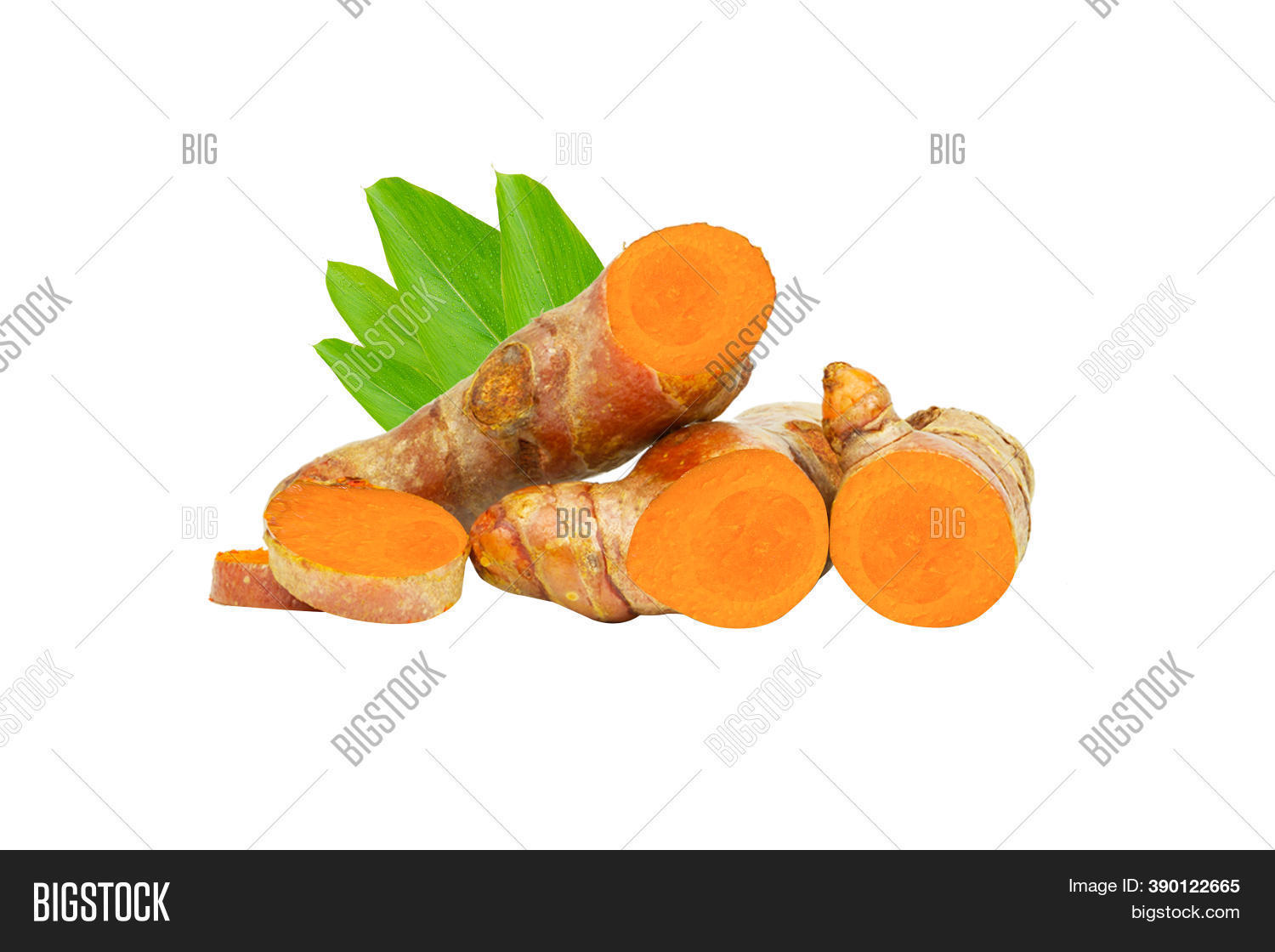 Turmeric Root Green Image & Photo (Free Trial) | Bigstock