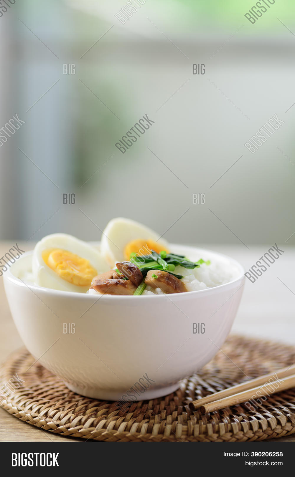 Asian Food Rice Soup Image Photo Free Trial Bigstock