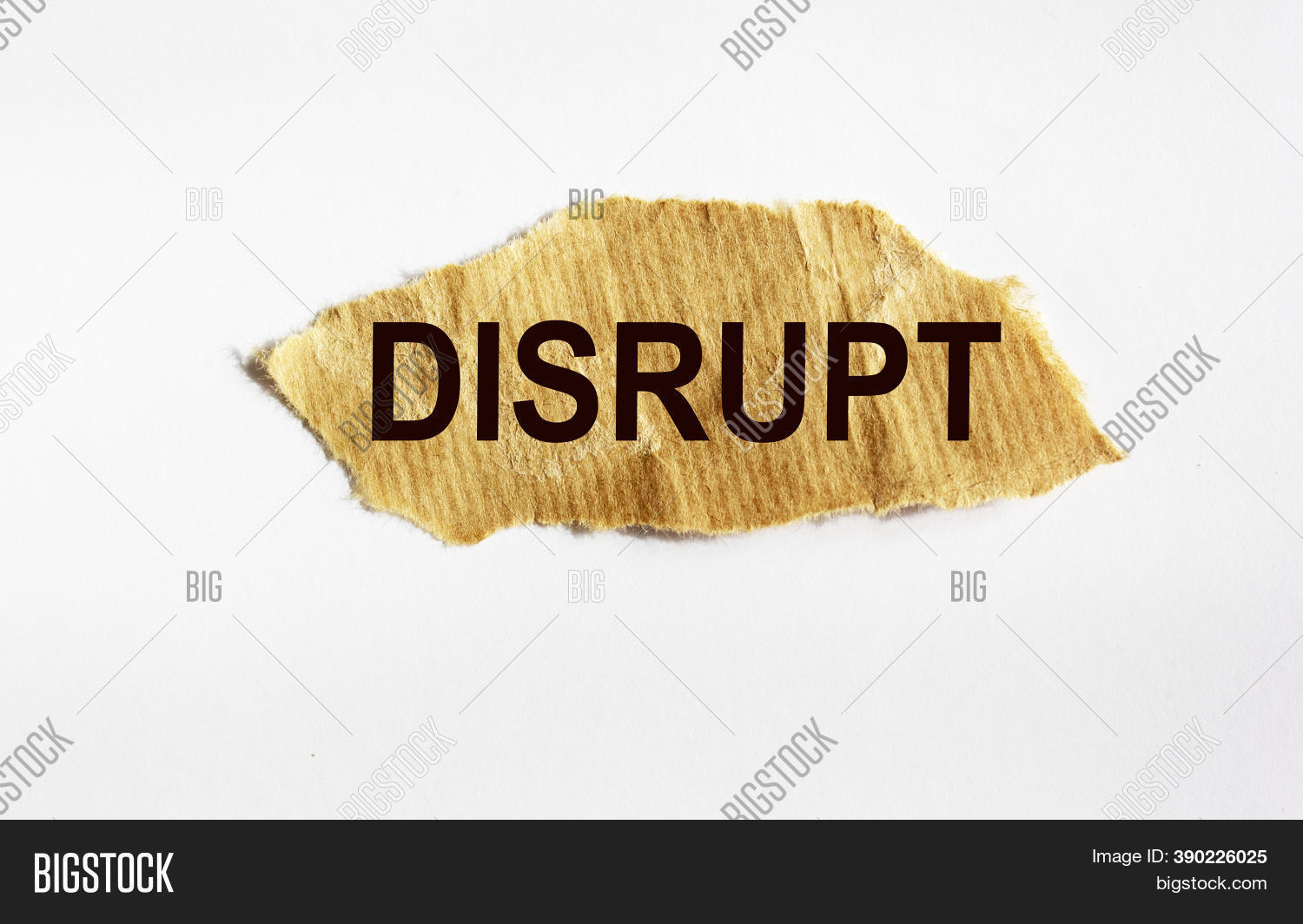 disrupt black white