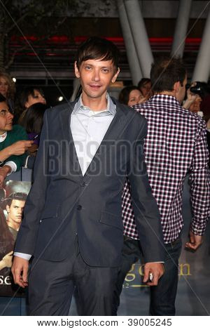 LOS ANGELES - 12 พ.ย.: DJ Qualls ถึงการ ' The Twilight Saga: ทำลาย Dawn - Part 2 