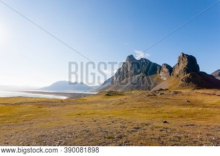 Hvalnes Lava Beach Landscape, East Iceland Landmark
