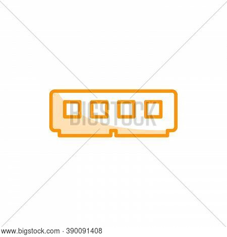 Memory Pc Icon. Vector Design Template