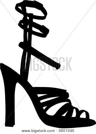 Mode femmes chaussures Vector