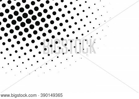 Circle Halftone, Screentone Vector Illustrations. Dots, Dotted, Speckles Vector Illustration