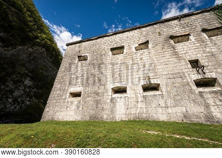 Kluze Fortress, Of The Austrian Empire, First World War. It Was Built In The Koritnica River Valley 