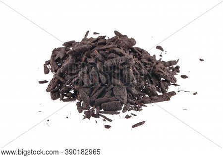 Close Up Macro Shot Of Sticks Of Agar Wood Or Agarwood Isolated On White Background The Incense Chip