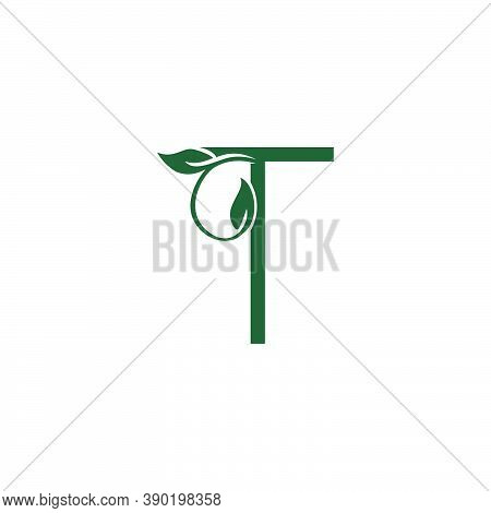 T Nature Sign Letter T Sign Nature Vector & Photo (Free Trial) | Bigstock