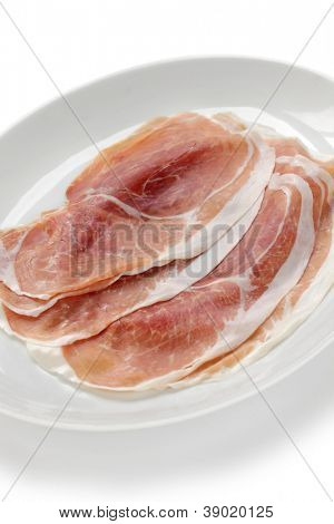 Prosciutto, italian kinkkua