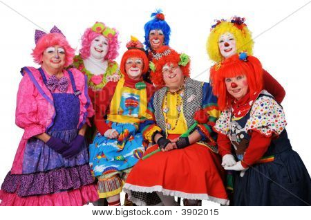 Clown posant