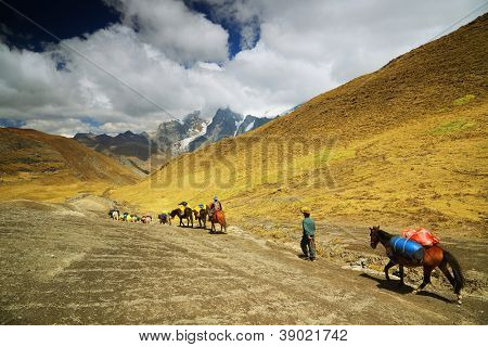 Cordiliera Huayhuash, Gennemlæsning, Sydamerika