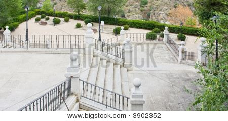 Patio With Stairs
