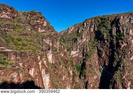 Gorges De Daluis Or Chocolate Canyon As It Is Called By Locals Because Of The Rocks Color Formed By 