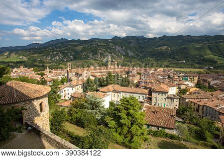 The Landscape Of The Medieval Town Of Bobbio, Piacenza Province, Emilia Romagna, Italy