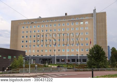 Jonkoping, Sweden - August 25, 2018: Jonkoping University Department: School Of Health And Welfare I