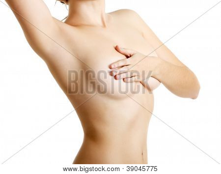 kadın meme 6.Mastopati veya kanser beyaz üzerinde incelenmesi