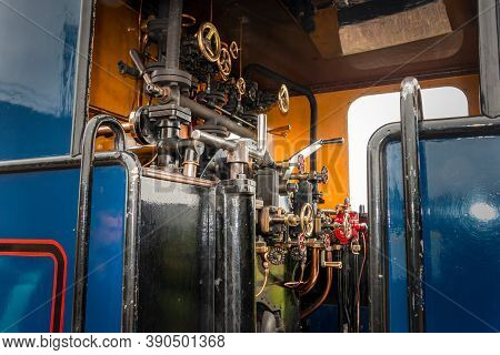 Steam Train In Medemblik A Tourist Attraction That Travels Between Medemblik And Enkhuizen In The Pr