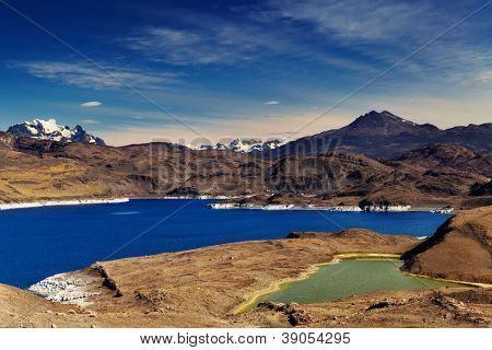 Sarmiento sø, Torres del Paine National Park, Patagonia, Chile