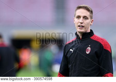 Milano (italy), 17th October 2020. Andrea Conti  Of Ac Milan   During The  Serie A Match  Between Fc