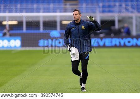 Milano (italy), 17th October 2020. Samir Handanovic Of Fc Internazionale During The Serie A Match Be