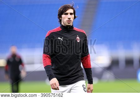 Milano (italy), 17th October 2020. Sandro Tonali  Of Ac Milan   During The  Serie A Match  Between F