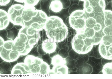 Creative Nice Many Organic Living Cells Computer Graphic Backdrop Illustration