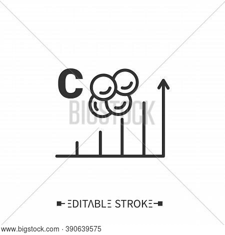 Cholesterol Content Line Icon. Cholesterol High Level. Energy Value. Nutrition Facts. Nutrition Supp