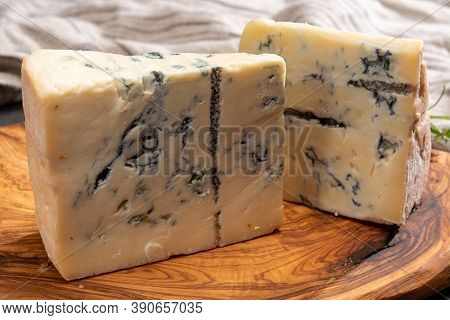 Cheese Collection, Italian Gorgonzola Cheese Made From Unskimmed Cow Milk In Piedmont And Lombardy