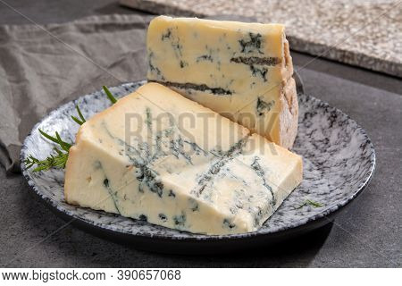 Cheese Collection, Italian Gorgonzola Cheese Made From Unskimmed Cow Milk In Piedmont And Lombardy