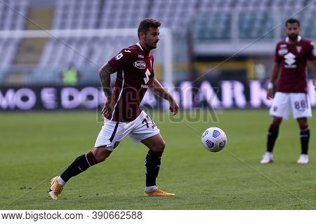 Torino, Italy. 18th October 2020. Karol Linetty Of Torino Fc In Action   During The Serie A Match  B