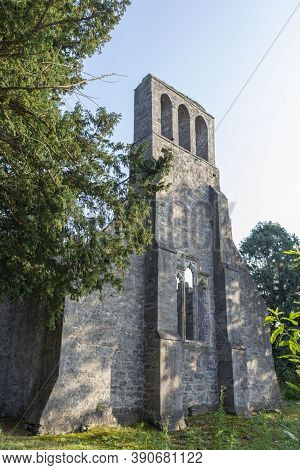 Monastery Ruins In Malahide, Ireland. Missionary, Historical.