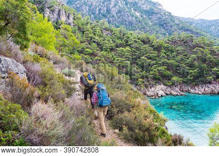 Beautiful nature landscapes in Turkey mountains.  Lycian way is famous among  hikers.