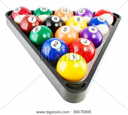 Boules de billard au Triangle