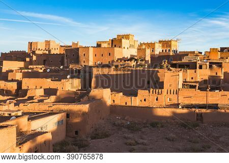 Ait Benhaddou, A Historic Ighrem Or Ksar (fortified Village) Along The Former Caravan Route Between 