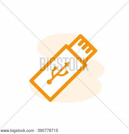 Flash Disk Icon Design Template