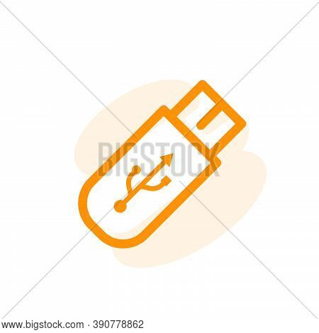 Flash Disk Icon Design Template