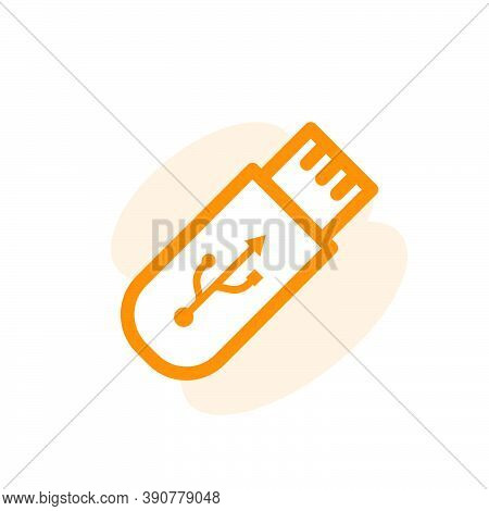 Flash Disk Icon Design Template