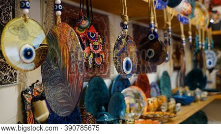 Exotic Souvenirs In The Eastern Old Town Shop