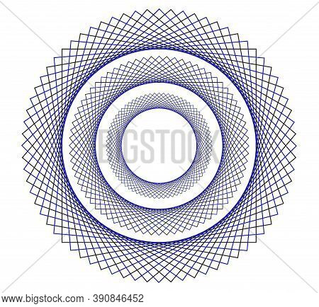 Vector Guilloche Elements For Certificate Or Diploma And Currency Design