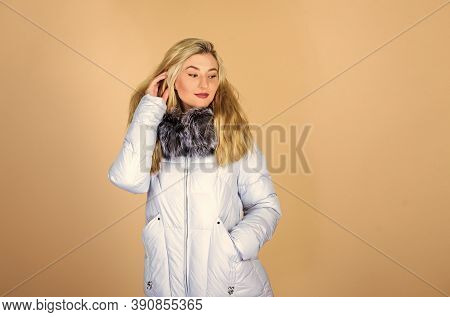 Fashion Girl Winter Clothes. Fashion Trend. Fashion Coat. Warming Up. Casual Winter Jacket More Styl