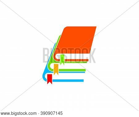 Book Logo Template Vector Illustration
