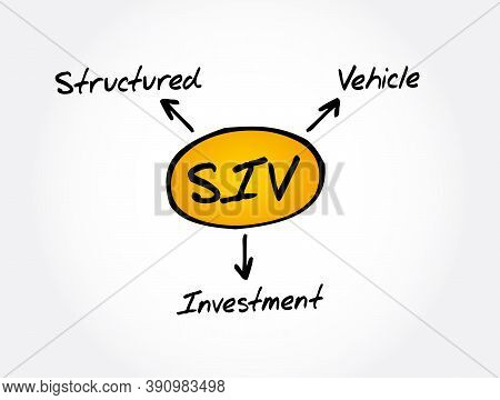 Siv - Structured Investment Vehicle Acronym, Business Concept Background