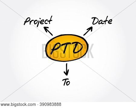 Ptd - Project To Date Acronym, Business Concept Background