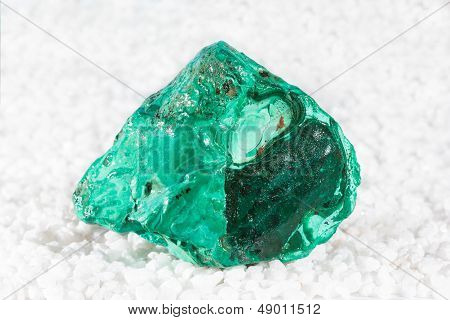 Malachite Specimen With Drusy Microcrystals