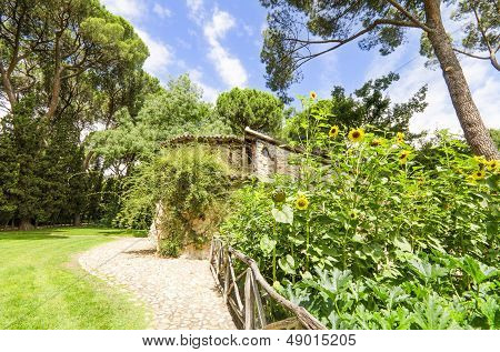 El Capricho garden in Madrid Spain .