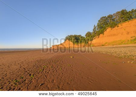 Beach At Low Tide