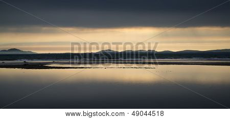 Beautiful Landscape Seascape Vibrant Sunset