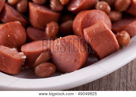 Wurstels a fazole